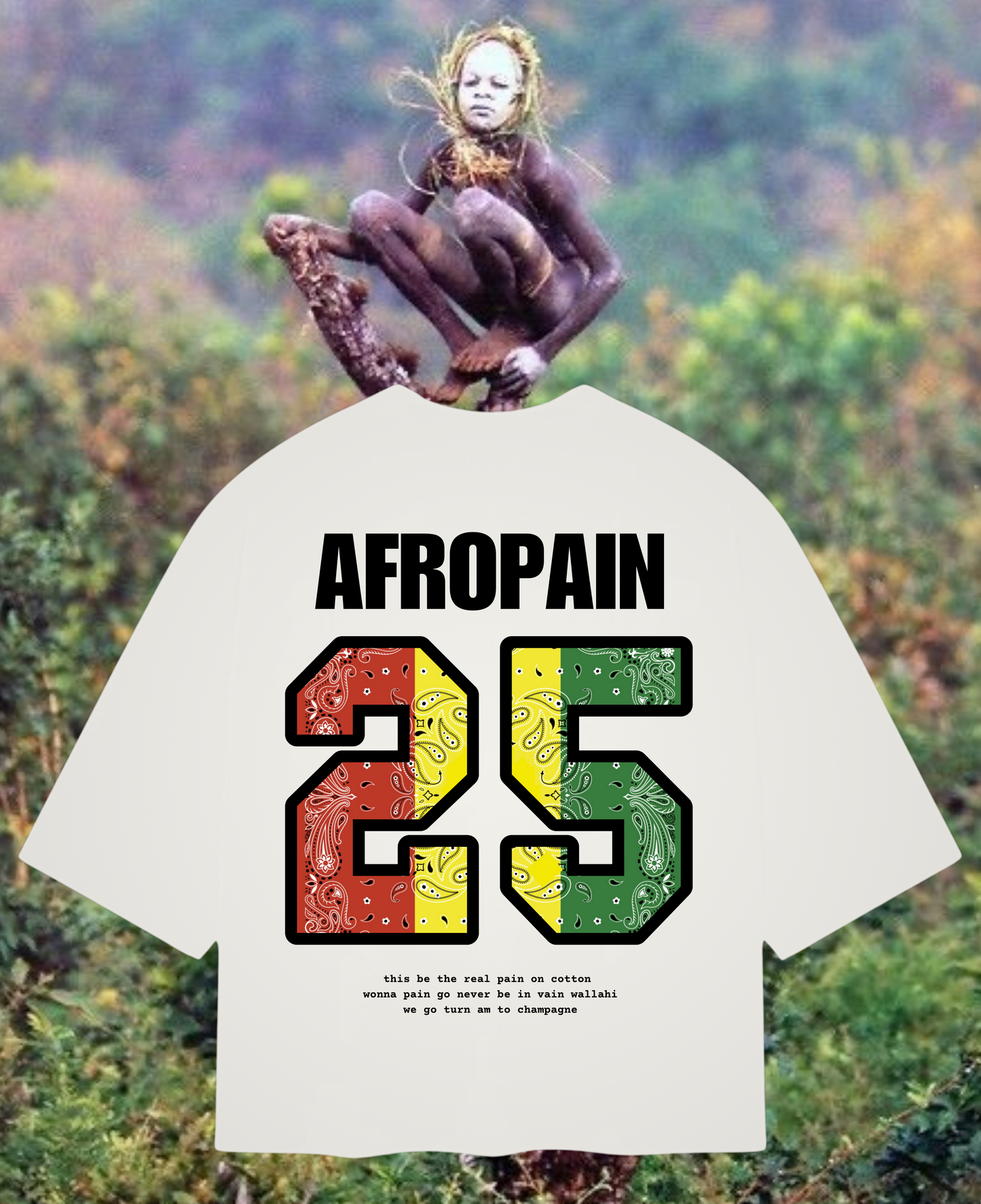 AFROPAIN Warrior T-shirt