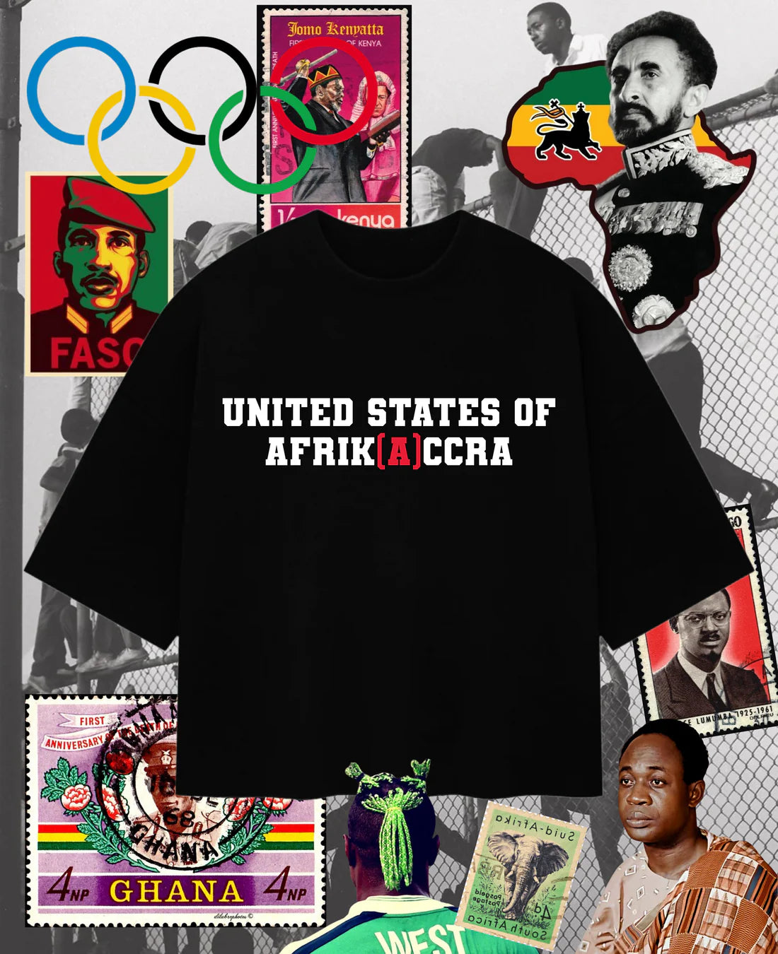 United States of Africa/Accra T-shirt